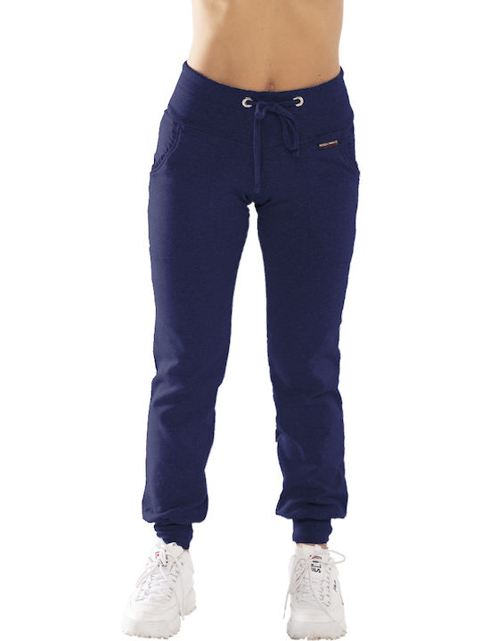 Pantaloni de Trening cu elastic Albastru