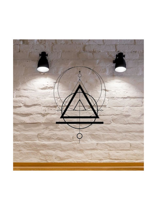 Decorațiune de Perete Geometrie Mistică Krodesign Kro-1116 Dimensiune 60cm Negru