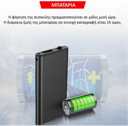 Surveillance Bug Capacity 8GB