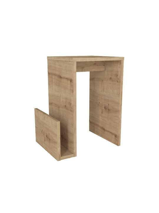 Masă Laterală Rectangulară Regnar Din Lemn Sapphire Oak L43,1xL33,5xÎ52cm