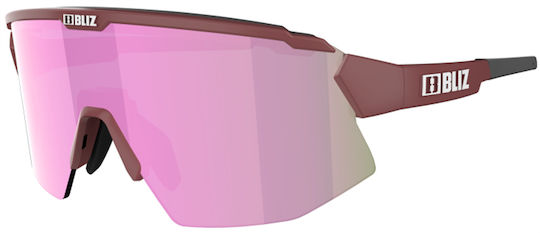 Bliz Cycling Glasses Breeze with Brown Frame & Multicolour Lenses