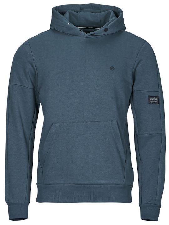 Sweatshirt with Hood Petrol