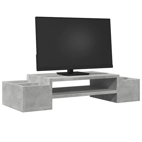 vidaXL Desktop Stand Monitor Gray (854682)