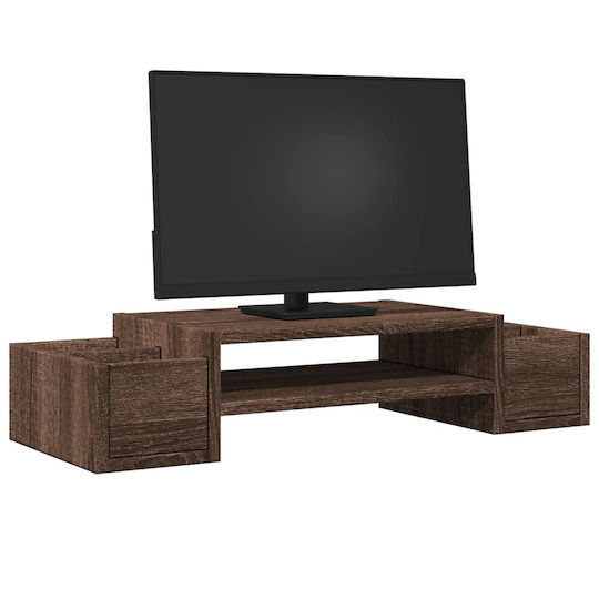 vidaXL Desktop Stand Monitor Brown (854685)