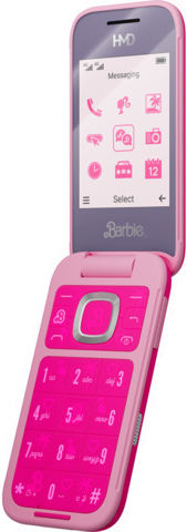 HMD Barbie Dual SIM Κινητό με Κουμπιά Ροζ