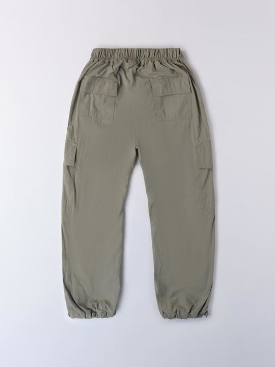 iDO Kids Fabric Cargo Trousers Green