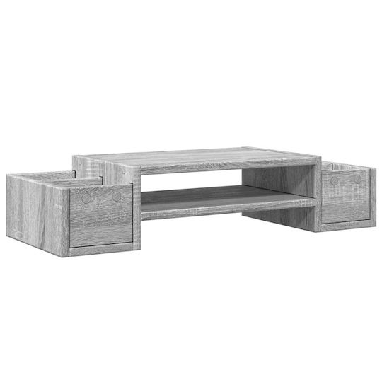 vidaXL Tabletop Suport Monitor Gri (854684)