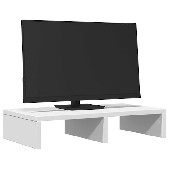 vidaXL Desktop Stand Monitor White (854643)