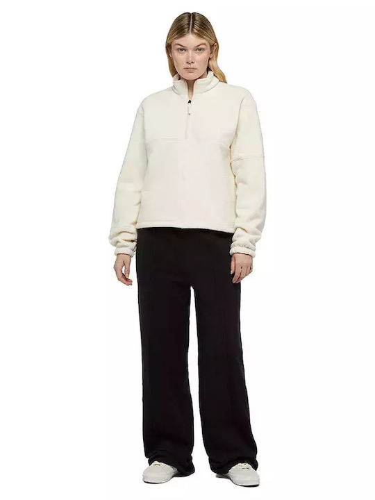 Pinesdale Women's Fleece Blouse with Zipper Beige