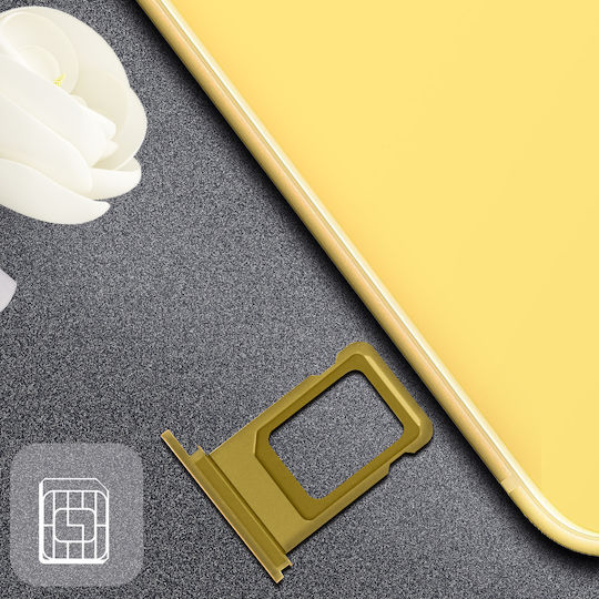 Nano-sim Card Tray Replacement Part Apple Iphone 11 – Gold