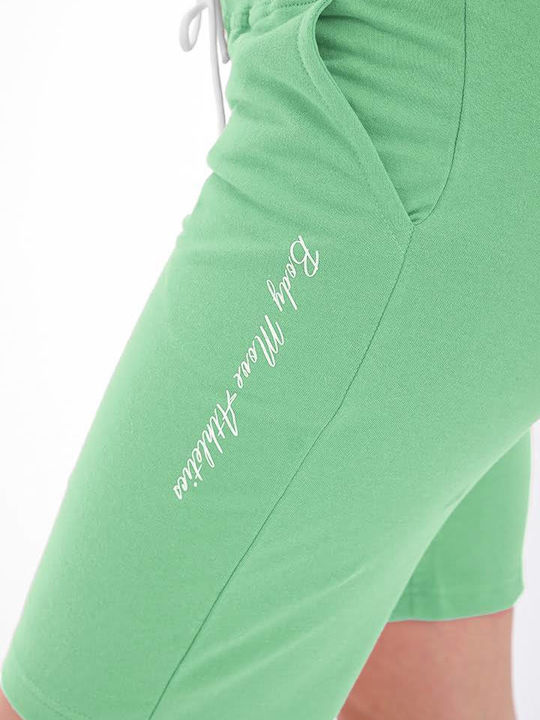 Damen Sportliche Bermuda Erdnuss