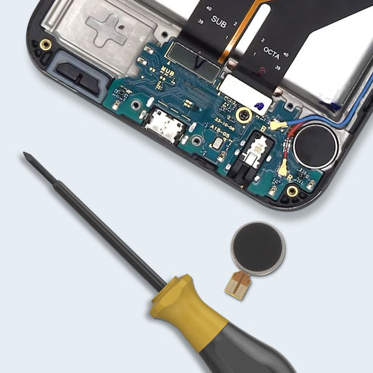 Buzzer Clappio compatibil Galaxy A15 Piesă de schimb Negru