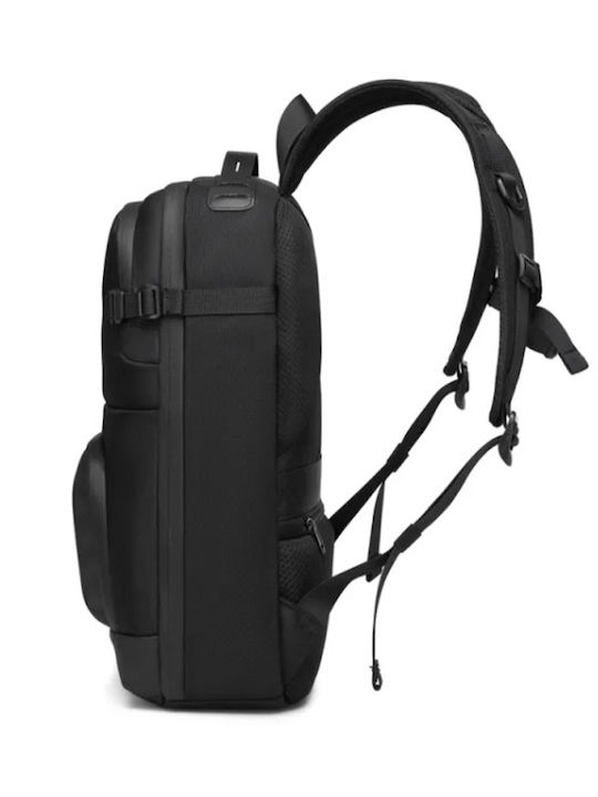 Ozuko Backpack Αδιάβροχο Μαύρο