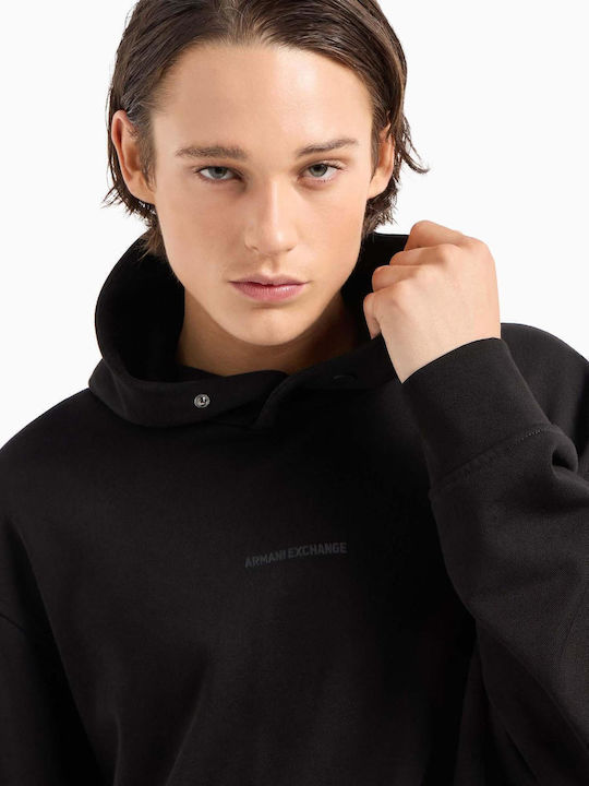 Sweatshirt mit Kapuze Schwarz