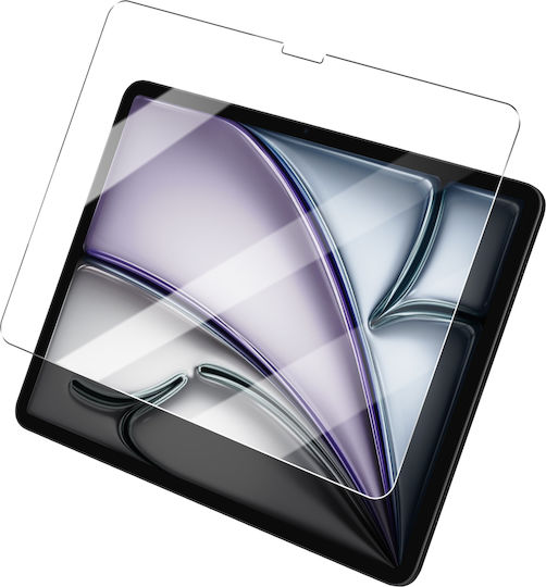 4smarts Tempered Glass Ipad Air 13 2024 Hardness 9h Shockproof Transparent
