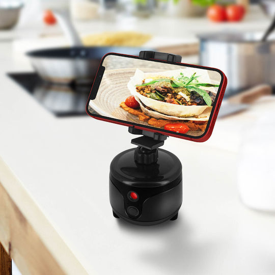 Gimbal Stabilizer Smartphone Rotary 360° Face Tracking Silicone Base