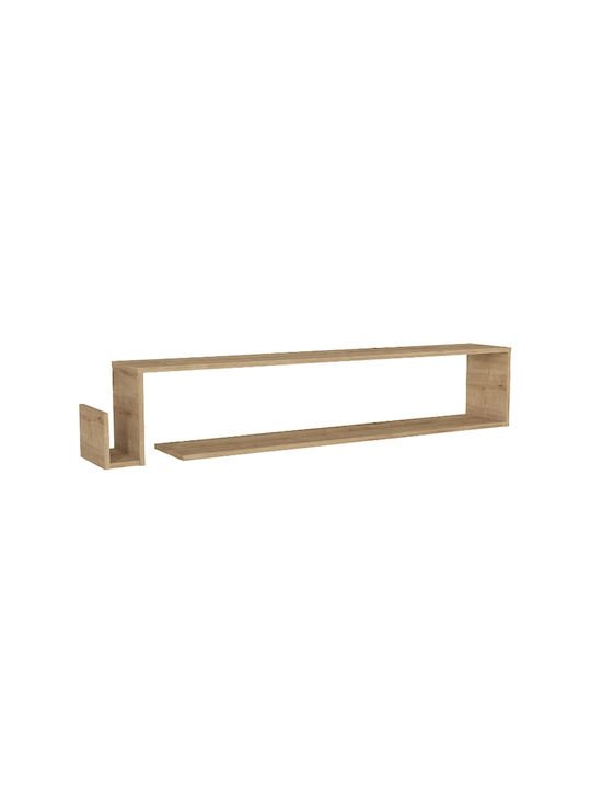 Έπιπλο Τηλεόρασης Regnar από Μέταλλο & Ξύλο Sapphire Oak Μ168.6xΠ25xΥ31.8cm