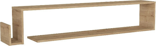 TV Stand Regnar Made of Metal & Wood Sapphire Oak L168.6xD25xH31.8cm