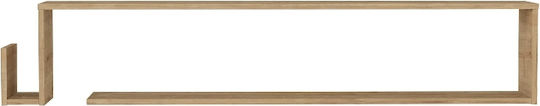TV Stand Regnar Made of Metal & Wood Sapphire Oak L168.6xD25xH31.8cm