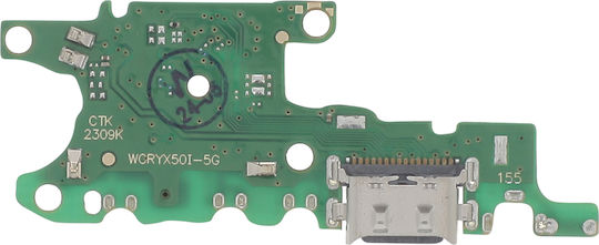 Conector Încărcător Clappio Honor 90 Lite Usb C + Port Micro Negru