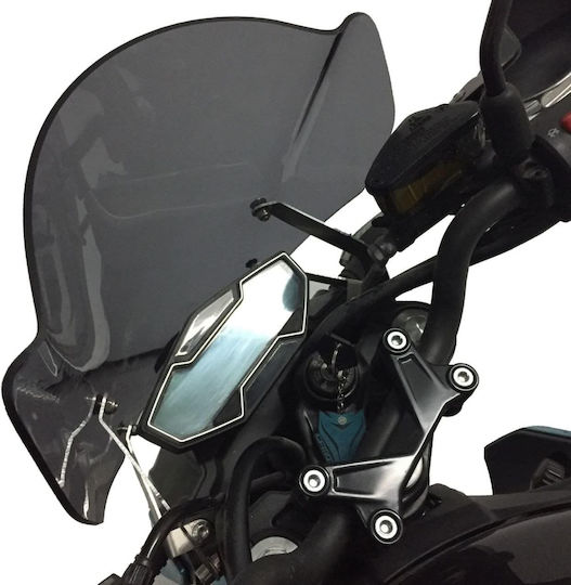 GP Kompozit Motorcycle Windshield & Windscreen Transparent Visor CF Moto 400NK / 650NK 2017-2020 04030411/OF