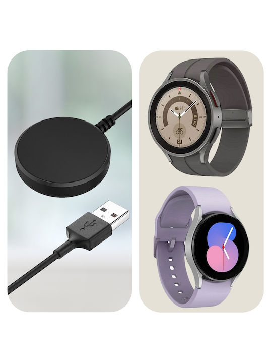 Wireless Charger Galaxy Watch 5 & 5 Pro Usb Black