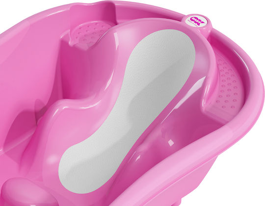 OK Baby Babybadewanne mit Thermometer Pink