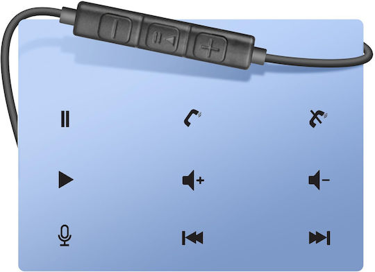 Wired Earphones Bigben Usb-c Hands-free Kit 1.2m Black