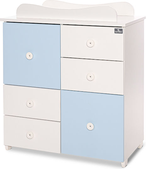Baby Dresser with 4 Drawers White 83x47x96cm