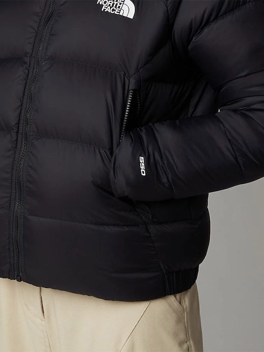 Hyalite Women's Hiking Short Puffer Jacket for Winter with Hood Black
