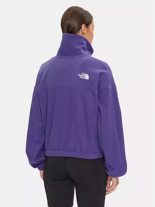 The North Face 100 Glacier Women's Fleece Sweatshirt Purple