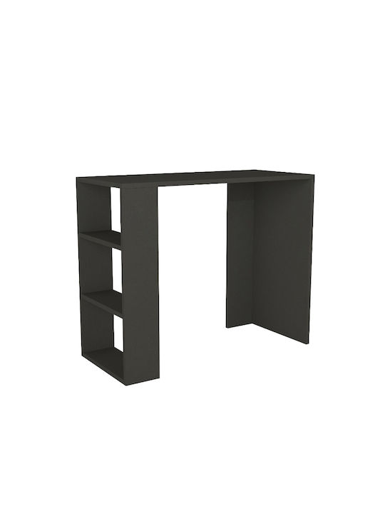 Бюро Netenia Дървено Антрацит 90x40x74см