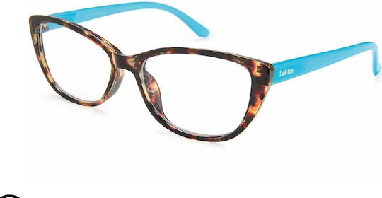 Lektor Damen Lesebrille +2.50 in Braun Farbe