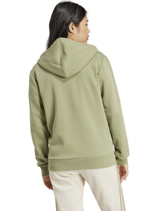Essentials Women's Sweatshirt Jacket Hooded Green