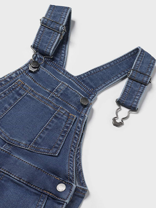 Mayoral Kids Denim Dungarees Blue