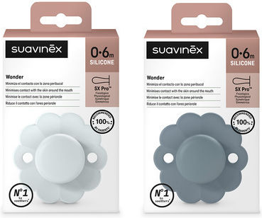 Suavinex Биберони Силикон Sx Pro - Чудно езеро и синьо за 0-6 месеци 2бр