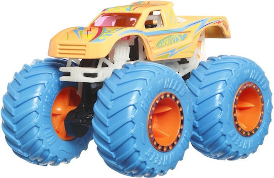Hot Wheels Monster Truck Mașină Podium Crasher cu Strălucire în Întuneric, Scară 1:64