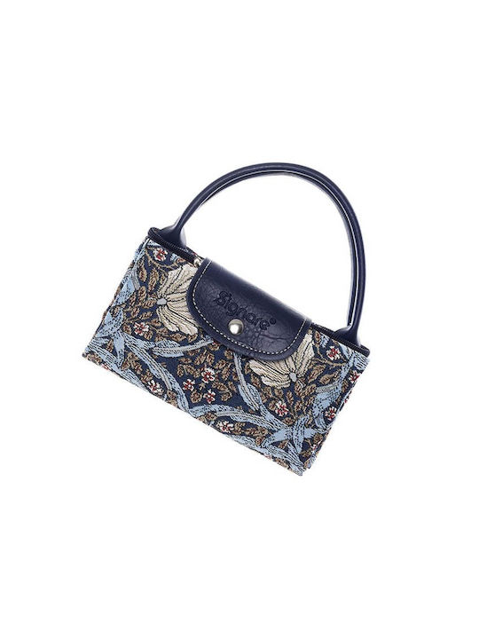 Signare Pimpernel And Thyme Blue Women's Bag Shopper Blue