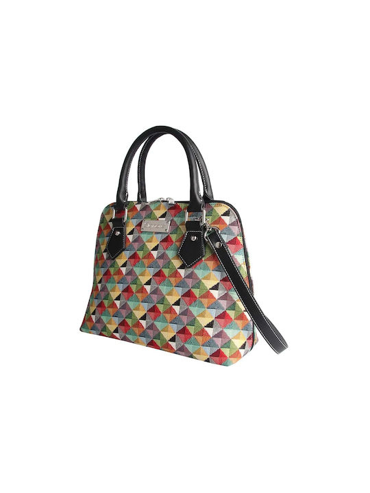 Signare Multicolor Triangle Women's Bag Shoulder Multicolour