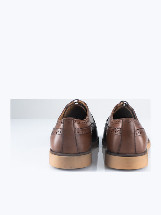 Men's Leather Oxfords Tabac Brown