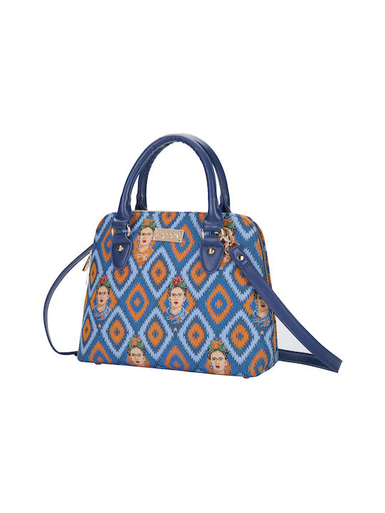 Signare Frida Kahlo Icon Women's Bag Shoulder Blue