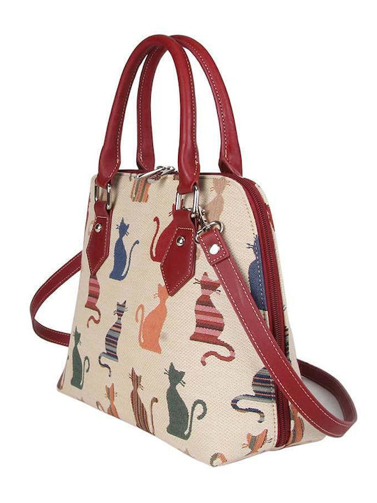 Signare Cheeky Cat Women's Bag Shoulder Multicolour