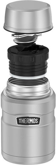 Thermos King Food Jar Lunchbox Isolierte Lunchbox Inox Gray 700ml 1Stück