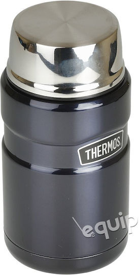 Thermos King Food Jar Lunchbox Isolierte Lunchbox Inox Gray 700ml 1Stück