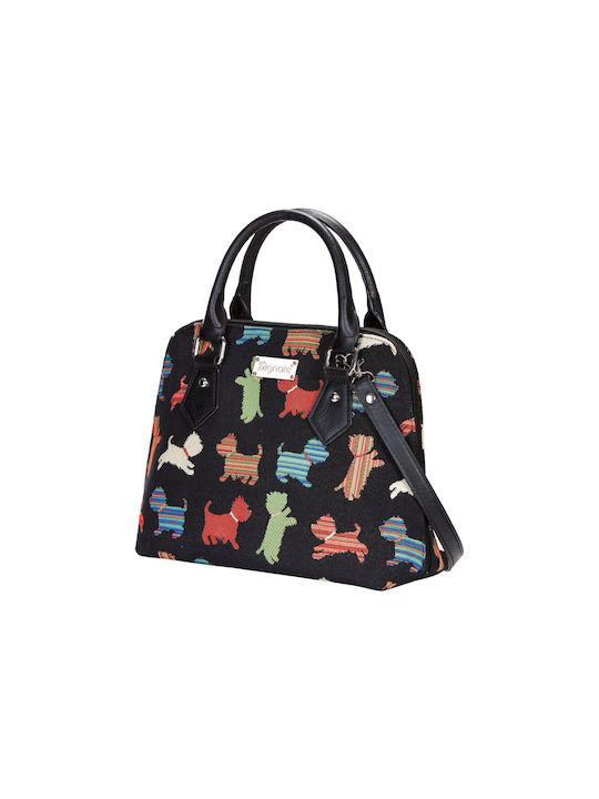 Signare Playful Puppy Women's Bag Shoulder Multicolour