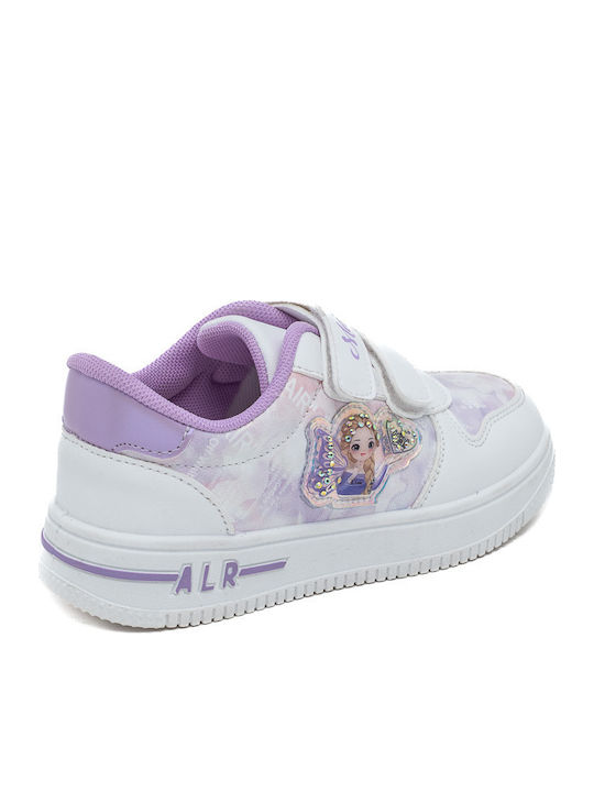 Παιδικά Sneakers με Σκρατς Λευκά