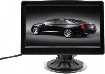 Монитор за кола 4.3" LCD с вендуза за предно стъкло
