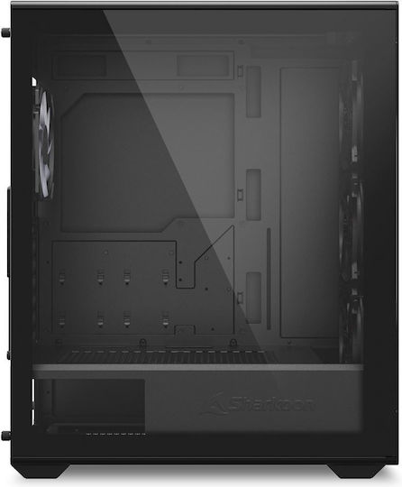 Sharkoon VK3 RGB Gaming Midi Tower Κουτί Υπολογιστή με Πλαϊνό Παράθυρο Μαύρο