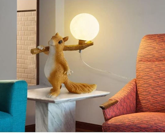 Decorative Lamp with Socket for Bulb G9 White