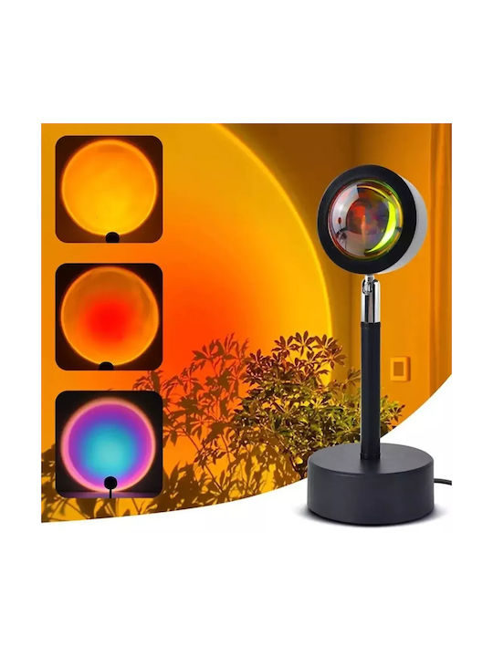 WiFi Lustră Decorativă Apus de soare Negru